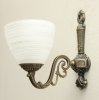 Kinkiet klasyczny patyna, lampa ścienna 